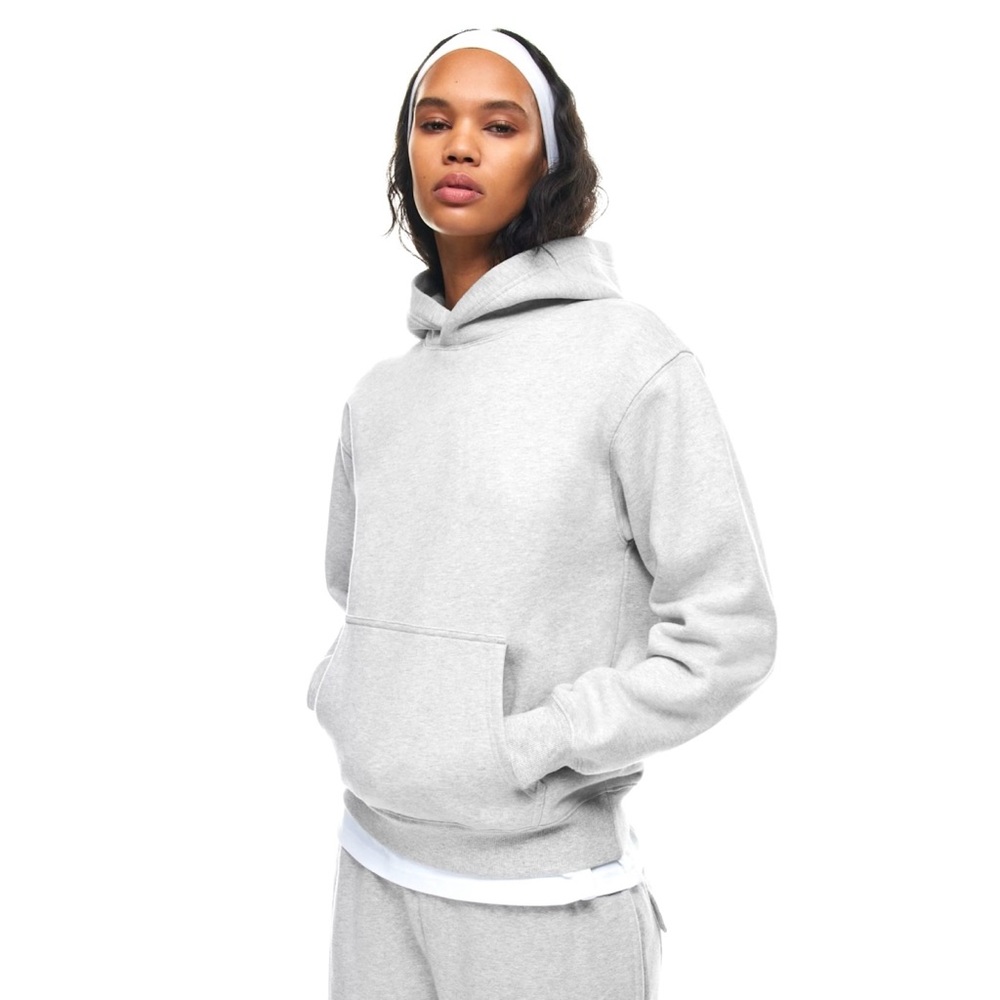Aritzia Light Gray Pullover Hoodie